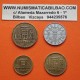 . @RARAS@ SAARLAND 10 + 20 + 50 + 100 FRANKEN 1954 Región minera de ALEMANIA KM.1+2+3+4 Juego completo 4 monedas