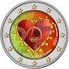 . 1 aaaacoin @COLORES@ PORTUGAL 2 EUROS 2024 EQUIPO OLIMPICO JUEGOS de PARIS 2ª MONEDA CONMEMORATIVA SC cápsula