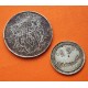 . 2 monedas x MONDARIZ Pontevedra 25 CENTIMOS 1874 BALNEARIO AGUAS TERMALES + ¿¿FICHA DE CASINO?? NO COOPERATIVA
