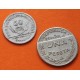 . 2 monedas x SANTANDER PALENCIA y BURGOS 50 CENTIMOS 1937 + 1 PESETA 1937 GUERRA CIVIL NICKEL ESPAÑA Par/3