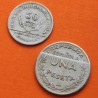 . 2 monedas x SANTANDER PALENCIA y BURGOS 50 CENTIMOS 1937 + 1 PESETA 1937 GUERRA CIVIL NICKEL ESPAÑA Par/3