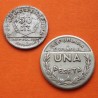 . 2 monedas x SANTANDER PALENCIA y BURGOS 50 CENTIMOS 1937 + 1 PESETA 1937 GUERRA CIVIL NICKEL ESPAÑA Par/2