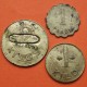 . 3 monedas x SESTAO VIZCAYA AURRERA 1 PESETA + 1 KILO + 2 KILOS 1937 FICHAS DE SOCIEDAD COOPERATIVA DE CONSUMO LATON