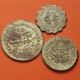 . 3 monedas x SESTAO VIZCAYA AURRERA 1 PESETA + 1 KILO + 2 KILOS 1937 FICHAS DE SOCIEDAD COOPERATIVA DE CONSUMO LATON