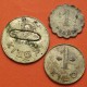 . 3 monedas x SESTAO VIZCAYA AURRERA 1 PESETA + 1 KILO + 2 KILOS 1937 FICHAS DE SOCIEDAD COOPERATIVA DE CONSUMO LATON