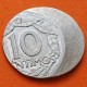 . @GRAN ERROR ACUÑACION DESPLAZADA@ ESPAÑA 10 CENTIMOS 1959 FRANCISCO FRANCO ESTADO ESPAÑOL MONEDA DE ALUMINIO SC