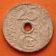 . 1 moneda NUEVA + FLOJA ACUÑACIÓN x España 25 CENTIMOS 1938 LIBRO y CADENAS República Española KM.757 MONEDA DE COBRE SC- R/1