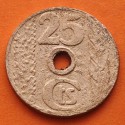 . 1 moneda NUEVA + FLOJA ACUÑACIÓN x España 25 CENTIMOS 1938 LIBRO y CADENAS República Española KM.757 MONEDA DE COBRE SC- R/1