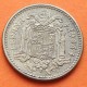 ESPAÑA 1 PESETA 1944 AGUILA FRANQUISTA KM.767 MONEDA DE LATON EBC- ESTADO ESPAÑOL FRANCISCO FRANCO R/1
