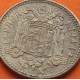 ESPAÑA 1 PESETA 1944 AGUILA FRANQUISTA KM.767 MONEDA DE LATON EBC- ESTADO ESPAÑOL FRANCISCO FRANCO R/1