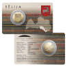 . 1 aaaaaaaaaaCOINCARD @31/OCTUBRE Envío@ LETONIA 2 EUROS 2025 REGIÓN DE SELIJA MONEDA CONMEMORATIVA SC Latvia Lettland