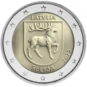 . 1 aaaaaaaaaacoin @31/OCTUBRE Envío@ LETONIA 2 EUROS 2025 REGIÓN DE SELIJA MONEDA CONMEMORATIVA SC Latvia Lettland