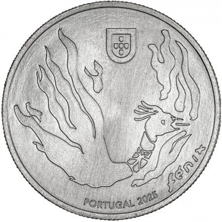 . 1 aaaaaaaaacoin @31/OCTUBRE Envío@ PORTUGAL 5 EUROS 2025 AVE FÉNIX 3º MONEDA NICKEL SC CONMEMORATIVA Phoenix