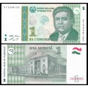 TAYIKISTAN 1 SOMONI 1999 PALACIO DEL GOBIERNO Pick 14A BILLETE SC Tajikistan UNC BANKNOTE