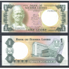 SIERRA LEONA 1 LEONE 1984 BUSTO DEL PRESIDENTE y EDIFICIO Serie A41 Pick 5E BILLETE SC AFRICA BANKNOTE