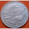 CUBA 1 PESO 2009 MANATÍ y GALLINUELA Animales en Extinción KM.910 MONEDA DE NICKEL SC + IMPERFECIONES