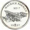 . 1 Moneda + CÁPSULA x ESPAÑA 1 EURO 1997 EMBLEMA DEL EJERCITO DEL AIRE MAURICE FARMAN MONEDA DE PLATA PROOF NO ESTUCHE FNMT