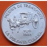 CUBA 1 PESO 1984 LA VOLANTA CUBANA Serie MEDIOS DE TRANSPORTE KM.130 MONEDA DE NICKEL SC- Caribe