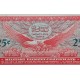 @RARO@ ESTADOS UNIDOS 25 CENTAVOS 1965 DAMA Uso militar en las Bases BILLETE SC MILITARY PAYMENT CERTIFICATE