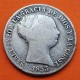 . @RARA@ ESPAÑA Reina ISABEL II 4 REALES 1853 Ceca de MADRID KM.608.2 MONEDA DE PLATA MBC- Spain silver