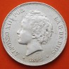 ESPAÑA 5 PESETAS 1892 * 18 92 PGM REY ALFONSO XIII tipo "RIZOS" KM.700 MONEDA DE PLATA (DURO - PRECIOSA) Spain silver R/4