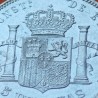 ESPAÑA 5 PESETAS 1892 * 18 92 PGM REY ALFONSO XIII tipo "RIZOS" KM.700 MONEDA DE PLATA (DURO - PRECIOSA) Spain silver R/4