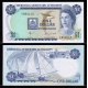@BAJO Nº DE SERIE 000745@ BERMUDA 1 DOLAR 1984 VELEROS e ISABEL II Pick 28.B.4 BILLETE SC $1 Dollar