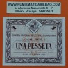 . @RARO@ ANDORRA 1 PESETA 1936 ESCUDO - GUERRA CIVIL Pick 6 BILLETE SC Principado de Andorra 1 Pesseta