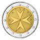 @ESCASA@ MALTA 2 EUROS 2010 CRUZ DE TEMPLARIOS BIMETALICA SC UNICA MONEDA ACUÑADA ESTE AÑO