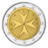 @ESCASA@ MALTA 2 EUROS 2010 CRUZ DE TEMPLARIOS BIMETALICA SC UNICA MONEDA ACUÑADA ESTE AÑO