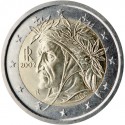 1º AÑO DE EMISIÓN x ITALIA 2 EUROS 2002 BUSTO DE DANTE SC MONEDA BIMETALICA Italy 2€