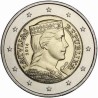 . 1º AÑO DE EMISIÓN x LETONIA 2 EUROS 2014 DAMA ESLAVA MONEDA BIMETALICA SC Latvia Latvijas