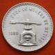 . @PRECIOSA@ MEXICO 1 ONZA 1980 BALANZA KM.M49 MONEDA DE PLATA SC + IMPERFECCIONES Una Onza Troy OZ R/5