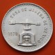 @ESCASA@ MEXICO 1 ONZA 1979 BALANZA y PRENSA DE ACUÑAR KM.M49 MONEDA DE PLATA MBC++ silver coin OZ TROY OUNCE R/5