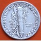 ESTADOS UNIDOS 10 CENTAVOS DIME 1942 P MERCURY KM.140 MONEDA DE PLATA MBC USA silver coin WWII