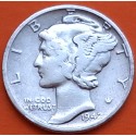 ESTADOS UNIDOS 10 CENTAVOS DIME 1942 P MERCURY KM.140 MONEDA DE PLATA MBC USA silver coin WWII