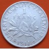 FRANCIA 1 FRANCO 1911 SEMEUSE - SEMBRADORA KM.844.1 PLATA MBC + France 1 Franc silver coin