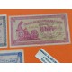 . 5 Billetes x CONSEJO DE ASTURIAS y LEÓN 25+40+50 CENTIMOS 1937 + 1 PESETA + 2 PESETAS 1937 MBC+ España GUERRA CIVIL
