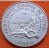 @Tirada 2.000 uds@ CUBA 1 PESO 1988 JUGADORES CAMPEONATO EUROPEO DE FUTBOL KM.245 MONEDA DE NICKEL SC- Caribe