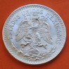 MEXICO 50 CENTAVOS 1937 AGUILA y VALOR KM.447 MONEDA DE PLATA EBC + RAYITAS Mejico silver