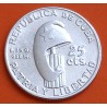 CUBA 25 CENTAVOS 1953 1853 CENTENARIO DE JOSE MARTI KM.27 MONEDA DE PLATA SC- silver coin R/2