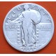 @ESCASA@ ESTADOS UNIDOS 1/4 DOLAR 1928 STANDING LIBERTY KM.145 MONEDA DE PLATA USA QUARTER Dollar