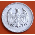 ALEMANIA 1 MARCO 1924 J ÁGUILA - República del WEIMAR KM.42 MONEDA DE PLATA MBC+ Germany 1 Mark