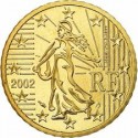 FRANCIA 50 CENTIMOS 2002 SEMESUSE - SEMBRADORA MONEDA DE LATÓN SC France Euro