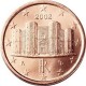 ITALIA 1 CENTIMO 2003 CASTILLO DEL MONTE DEL siglo XIII KM.210 MONEDA DE COBRE SC Italy 1 Euro Cent Cts