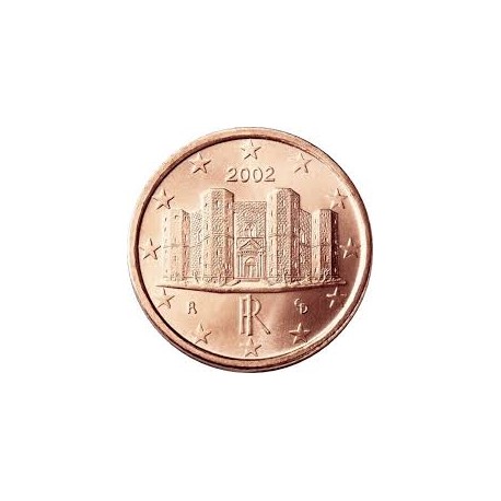 ITALIA 1 CENTIMO 2003 CASTILLO DEL MONTE DEL siglo XIII KM.210 MONEDA DE COBRE SC Italy 1 Euro Cent Cts
