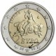 GRECIA 2 EUROS 2002 @CON LETRA "S"@ EUROPA RAPTADA POR ZEUS MONEDA BIMETALICA SC SIN CIRCULAR Greece 2€ coin