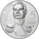 0,53 Onzas x SAN MARINO 5 EUROS 2005 ANTONIO ONOFRI MONEDA DE PLATA SC 18 grs Ley 925