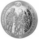 . 1 aaaaaaaaaacoin @6/NOVIEMBRE Envío@ RUANDA 50 FRANCOS 2025 CICLISMO Sporting Ounce 1ª MONEDA DE PLATA ONZA OZ silver Rwanda