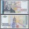 @MUY RARO@ BULGARIA 2000 LEVA 1994 NIKOLA FICHEV y CATEDRAL Pick 107.A BILLETE SC Bulgarie 2000 Aeba UNC BANKNOTE
